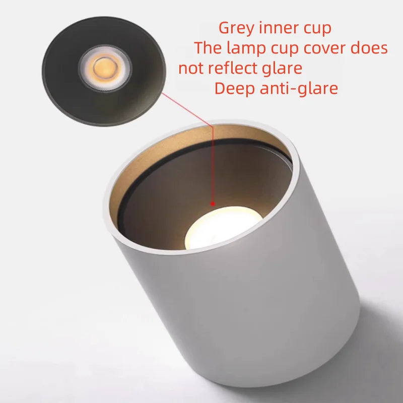 2026 The Latest Open-Mounted Spotlights for Home Anti-Glare, No Opening Hole, No Main Light, Ceiling Bedroom Aisle Light