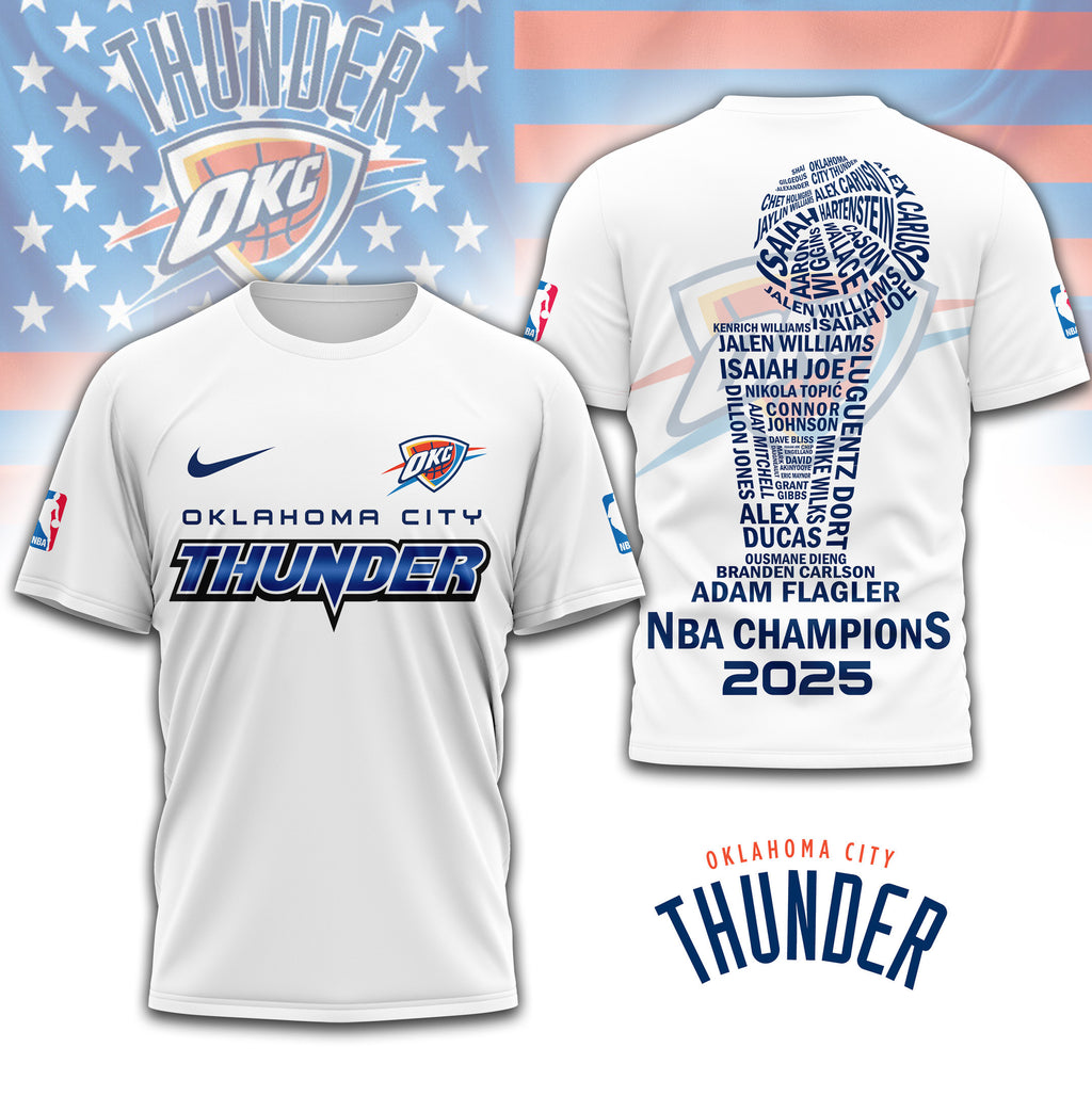 Oklahoma City Thunder | Premium NBA Champions 3D Shirt TD