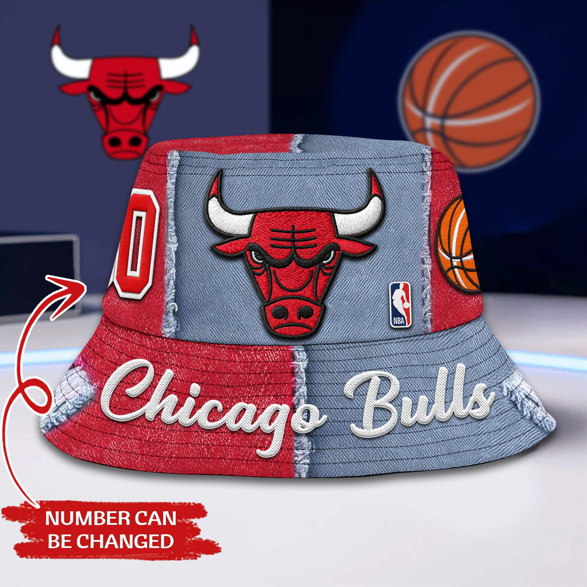 Chicago Bulls | Premium NBA Bucket Hat TD