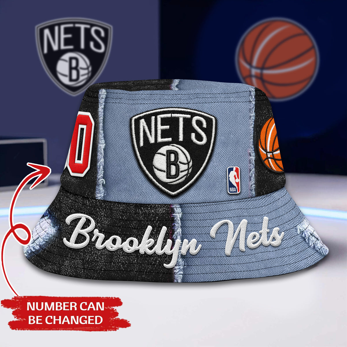 Brooklyn Nets | Premium NBA Bucket Hat TD