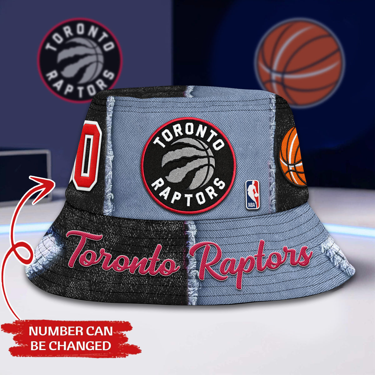 Toronto Raptors | Premium NBA Bucket Hat TD