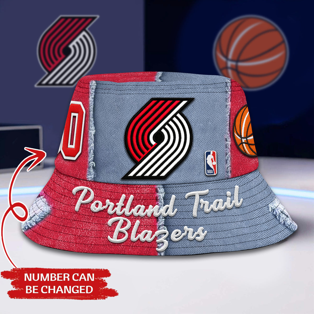 Portland Trail Blazers | Premium NBA Bucket Hat TD