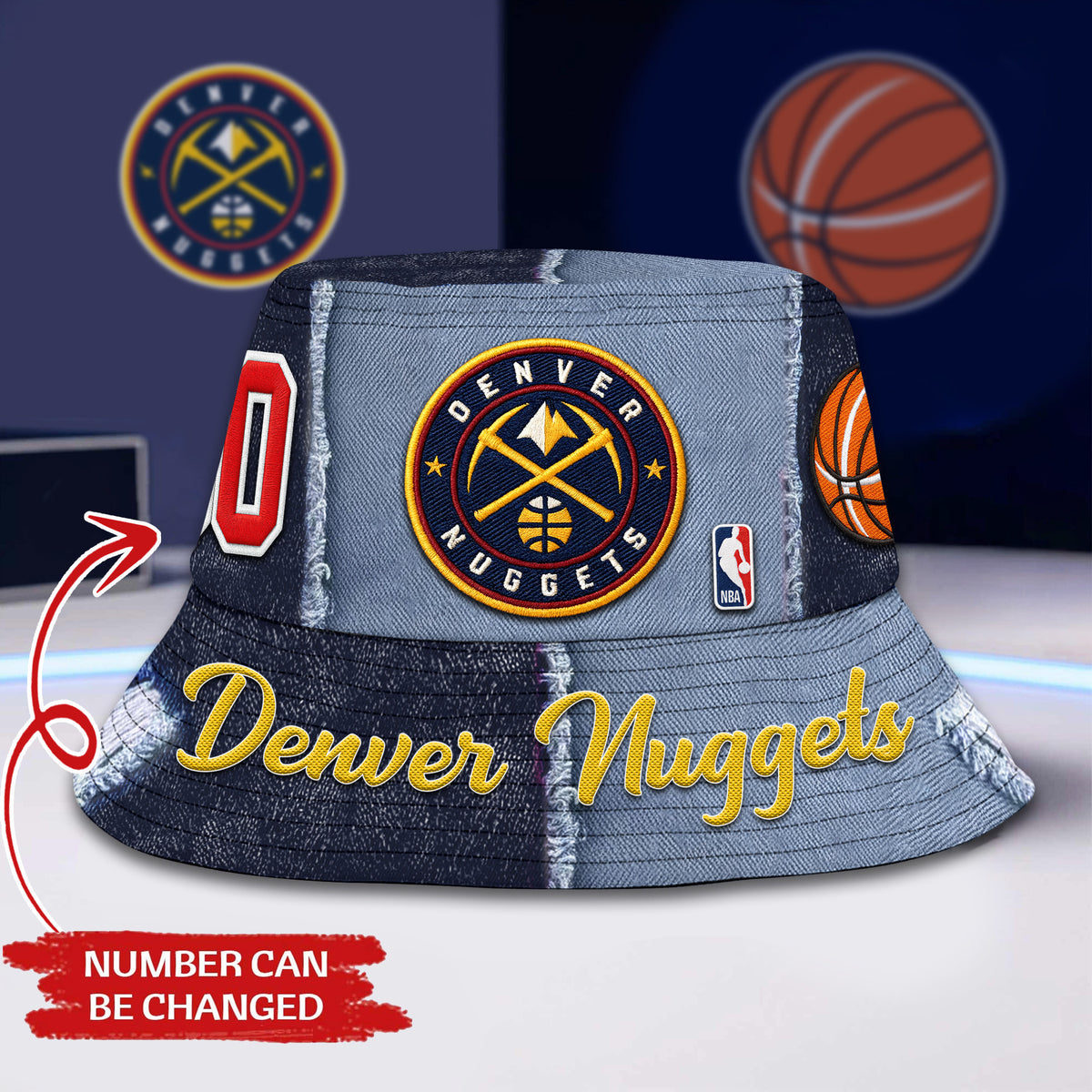 Denver Nuggets | Premium NBA Bucket Hat TD