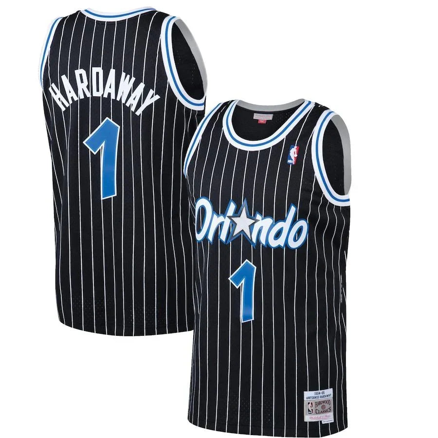 Penny Hardaway Orlando Magic 1994/95 Hardwood Classics Jersey - Black